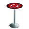 Holland Bar Stool Co 42" Stainless Steel New Jersey Devils Pub Table L214S4228NJDevl - alternate 1